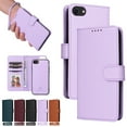 thumbnail image 1 of Detachable Wallet Case for Samsung Galaxy S25 Ultra RFID Blocking Card Slots Holder Premium PU Leather Magnetic Clasp Flip Kickstand Shockproof Wrist Strap Removable Flip Protective Cover,Purple, 1 of 11