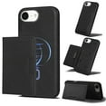 thumbnail image 1 of Detachable Wallet Case for iPhone 16e Card Slots Holder, Premium PU Leather Magnetic Cover Compatible with Mag-Safe, Shockproof Removable Flip Kickstand Protective Case, Black, 1 of 6