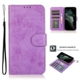 thumbnail image 1 of Detachable Wallet Case for iPhone 16e, Card Slots Holder Premium PU Leather Magnetic Kickstand Shockproof Wrist Strap Removable Flip Protective Cover for iPhone 16e, Purple, 1 of 6