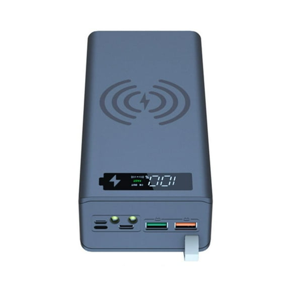 Detachable Weld Free 18650 Battery Power Bank Empty Case Charging Shell with Reverse Polarity Protection, Battery Not Included