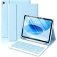 thumbnail image 1 of Detachable Wireless Keyboard Folio with Pencil Holder for 11-inch iPad 11th Gen 2025 (A16) & 10.9-inch iPad 10th Gen 2022,Blue, 1 of 8