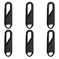 thumbnail image 1 of Detachable Zipper Pull Replacements, Metal Universal Zipper Repair Kit for Jackets Backpacks Luggage Handbags Boots and Outerwear Repairing Accessories, Black, 1 of 6