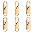 thumbnail image 1 of Detachable Zipper Pull Replacements, Metal Universal Zipper Repair Kit for Jackets Backpacks Luggage Handbags Boots and Outerwear Repairing Accessories, Gold, 1 of 6