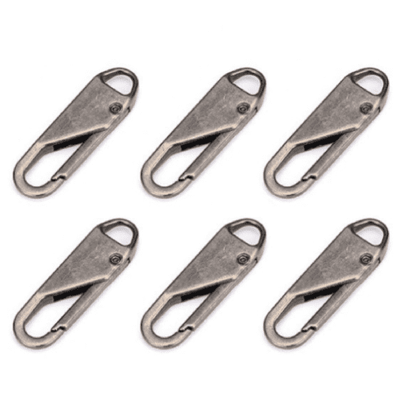 Detachable Zipper Pull Replacements, Metal Universal Zipper Repair Kit for Jackets Backpacks Luggage Handbags Boots and Outerwear Repairing Accessories, Navy