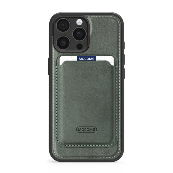 Detachable for iPhone 13 Pro Max Wallet Case with Card Holder, Magnetic PU Leather Credit Card Bag Protective Cover for iPhone 13 Pro Max Support Wireless Charging, Green