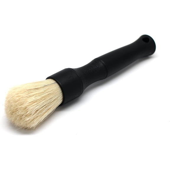 Detail Factory - Boar Detailing Brush - Short-Handle, Black