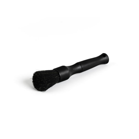 Detail Factory - Boar Hair Detailing Brush - Short-Handle, Black on Black
