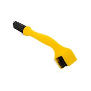 Detail Factory   Motorcycle Chain Cleaning Brush   3-Sided Chain Scrubber & Sprocket Brush, Ergonomic Grip, Heavy-Duty Bristles for Motorcycle, ATV & Bicycle Chain Maintenance   Live Wire