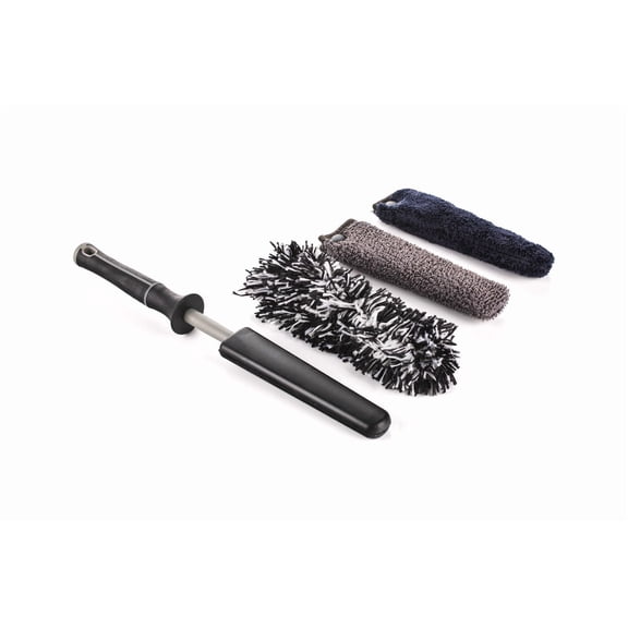 Detail Factory - Wheel Brush Mini with Interchangeable Microfiber Covers - Grey