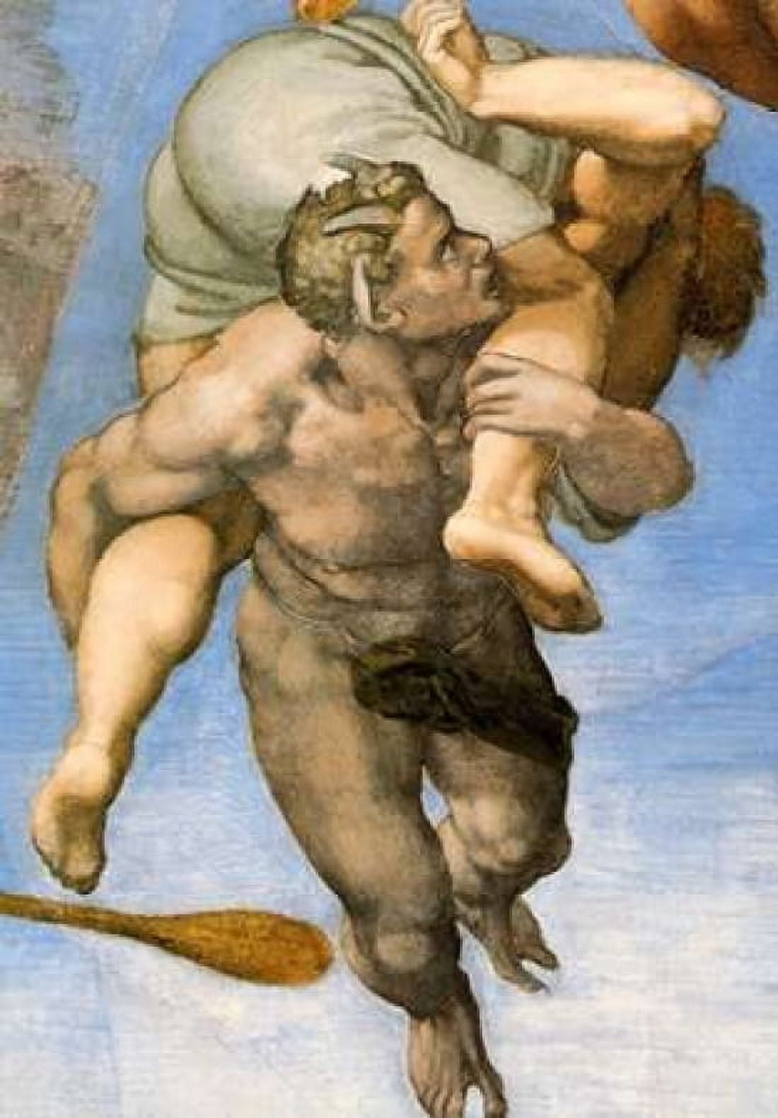 Detail From The Last Judgement 27 Canvas Art - Michelangelo (24 x 36)