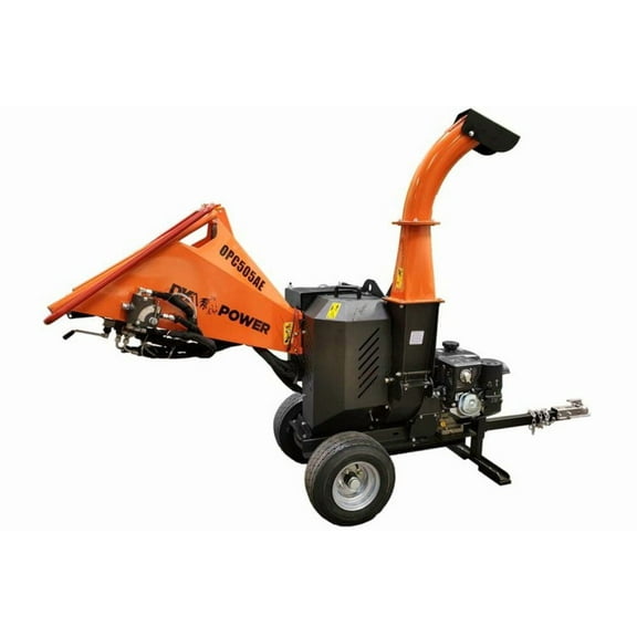 Detail K2 OPC505AE 5 in. - 14 HP Autofeed Chipper with Electric Start KOHLER CH440 Command PRO Commercial Gas Engine