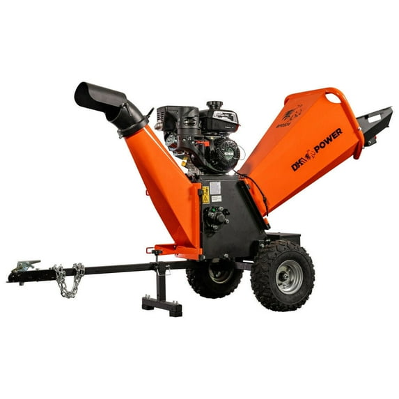 4 in. Steel Gas Kinetic Drum Wood Chipper