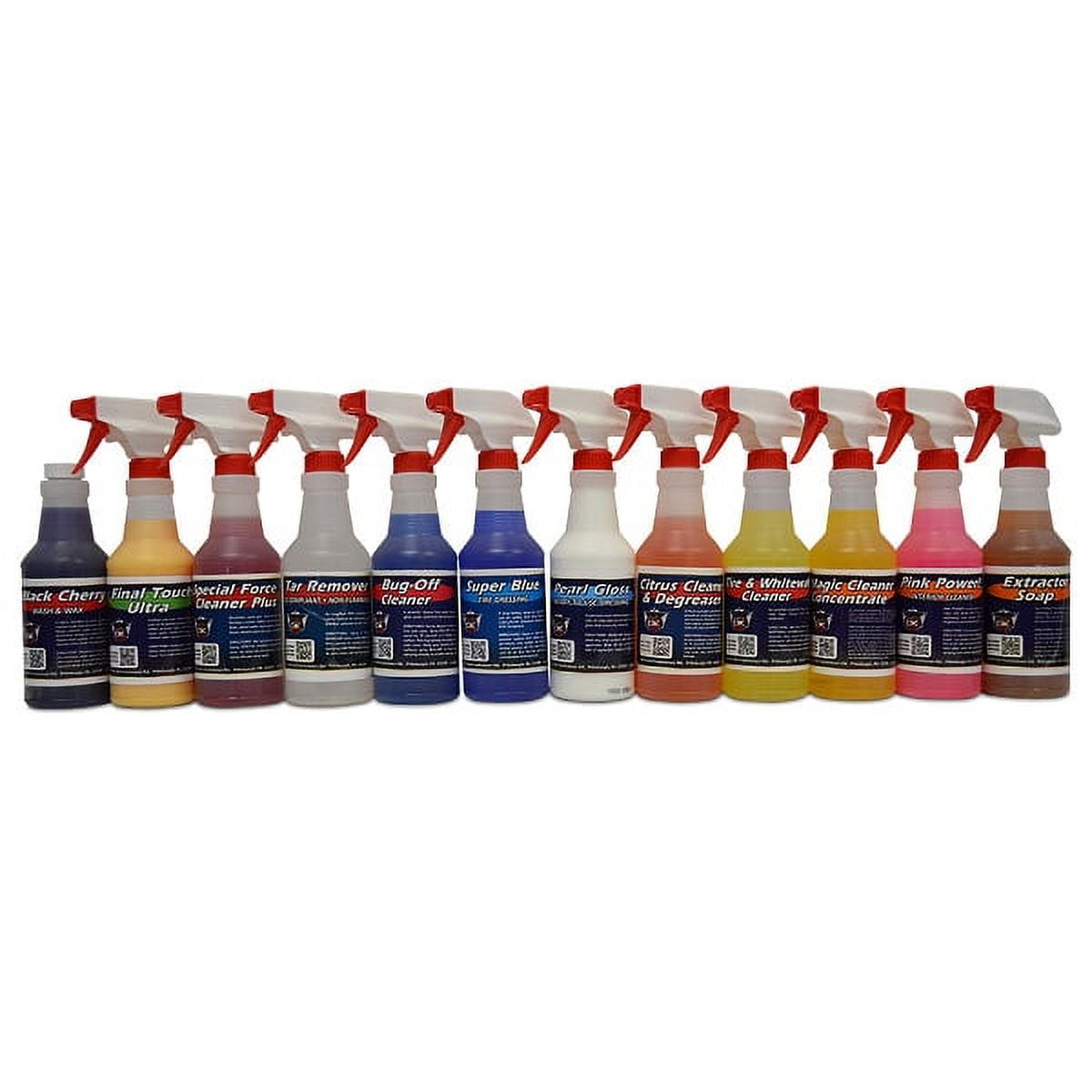 Detail King Auto Detailing Chemical Kit For Interior & Exterior (12