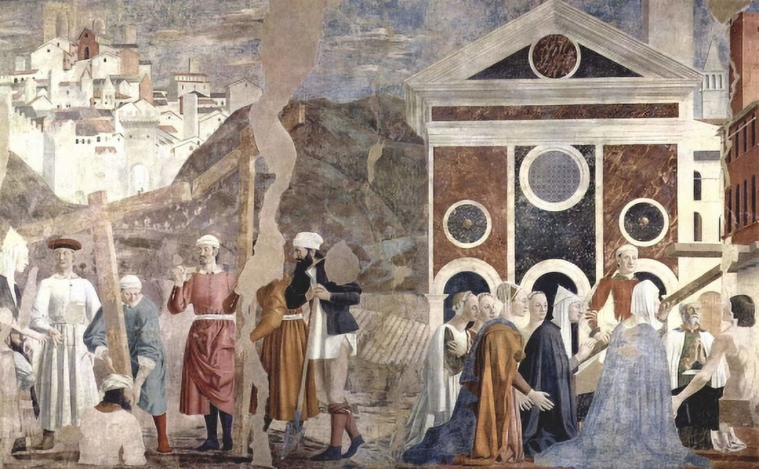 Detail Legend Of The Holy Cross Canvas Art - Piero Della Francesca (18 x 24)