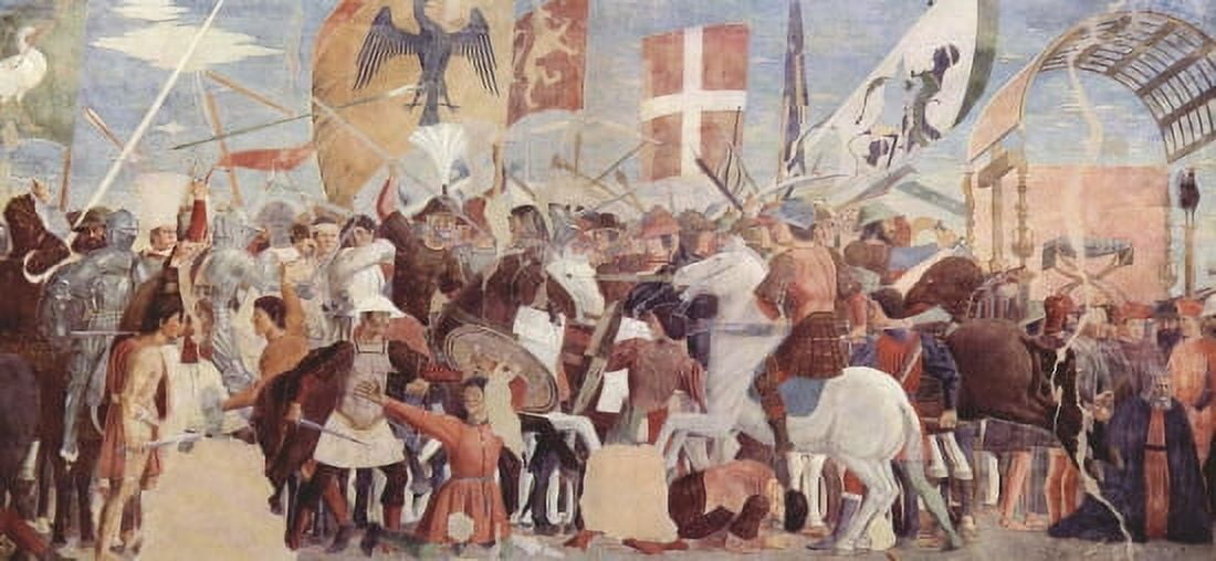 Detail Legend Of The Holy Cross Canvas Art - Piero Della Francesca (24 x 36)