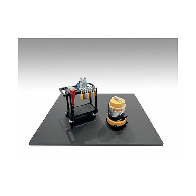 Detail Masters Figure 3 (Detailing Cart) for 1/18 Scale Models by ...