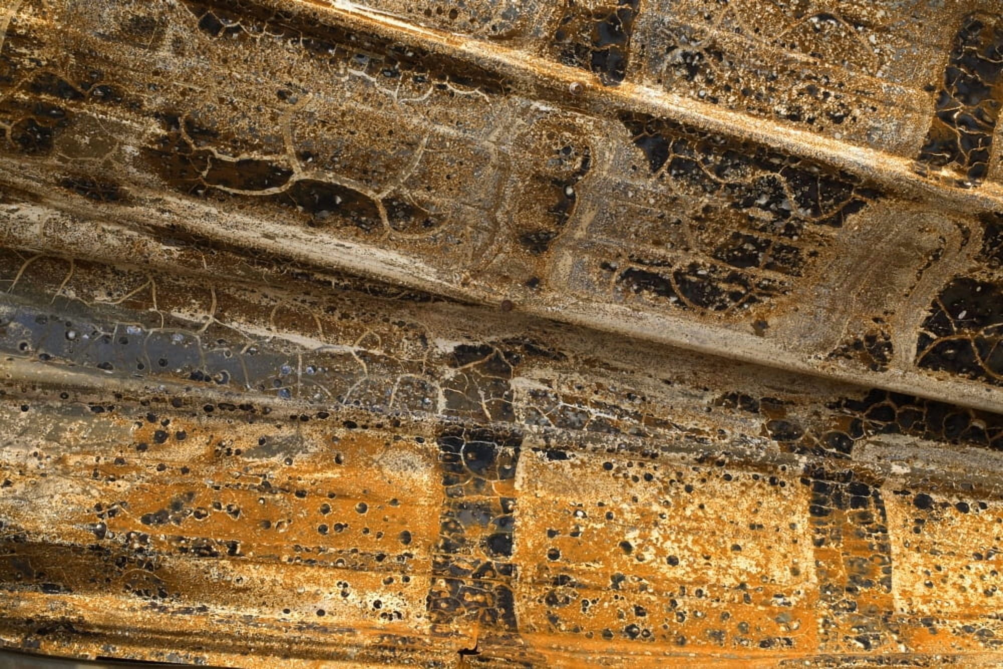Detail Of Burnt Building Canvas Art - David Chapman Design Pics (18 x 12)