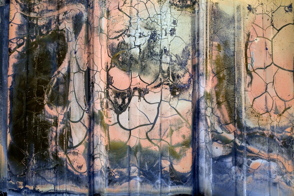 Detail Of Burnt Building Canvas Art - David Chapman Design Pics (18 x 12)