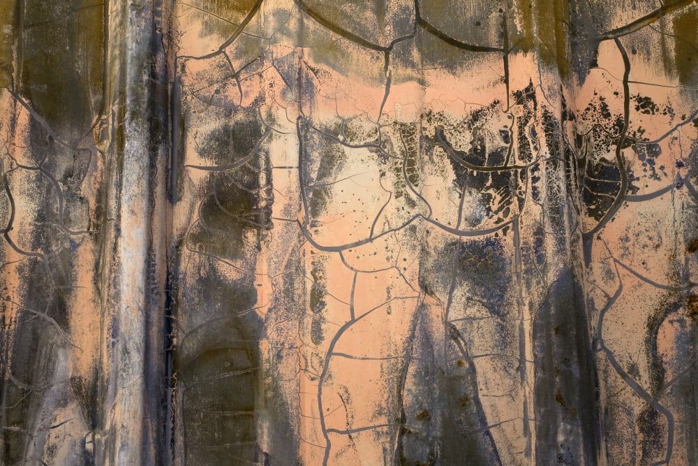 Detail Of Burnt Building Canvas Art - David Chapman Design Pics (36 x 24)