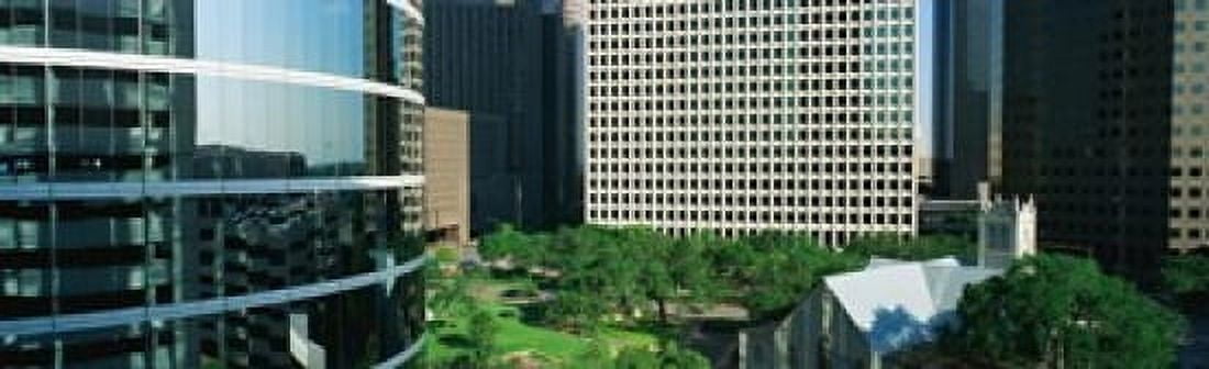 Detail Of Glass Building Canvas Art - Panoramic Images (15 x 5)