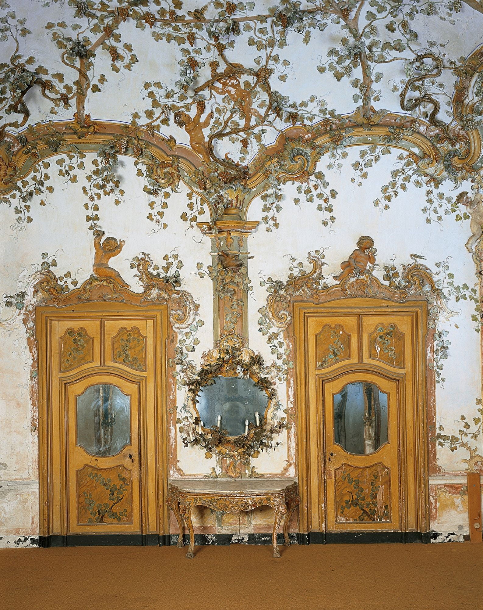 Detail Of The Decorations In The Gallerie Delle Stagioni Canvas Art -  (24 x 36)