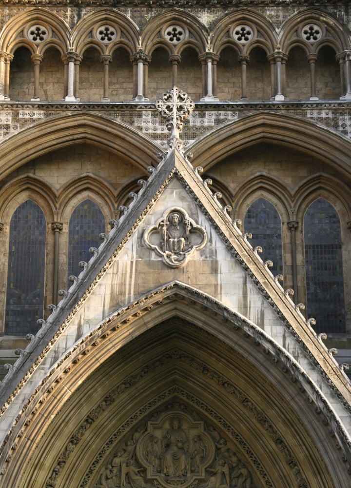 Detail Of Westminster Abbey Canvas Art - Mark Thomas Design Pics (26 x 36)