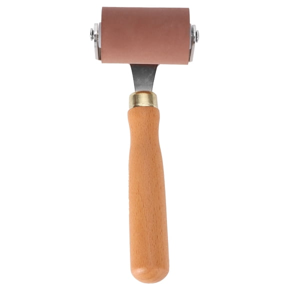 Detail Rubber Brayer Roller Elastic Soft Flexible Hand Stamp Roller for Crafting Printmaking Scrapbooks Fine Art Detailing - Small 1.9 inches / 5 cm