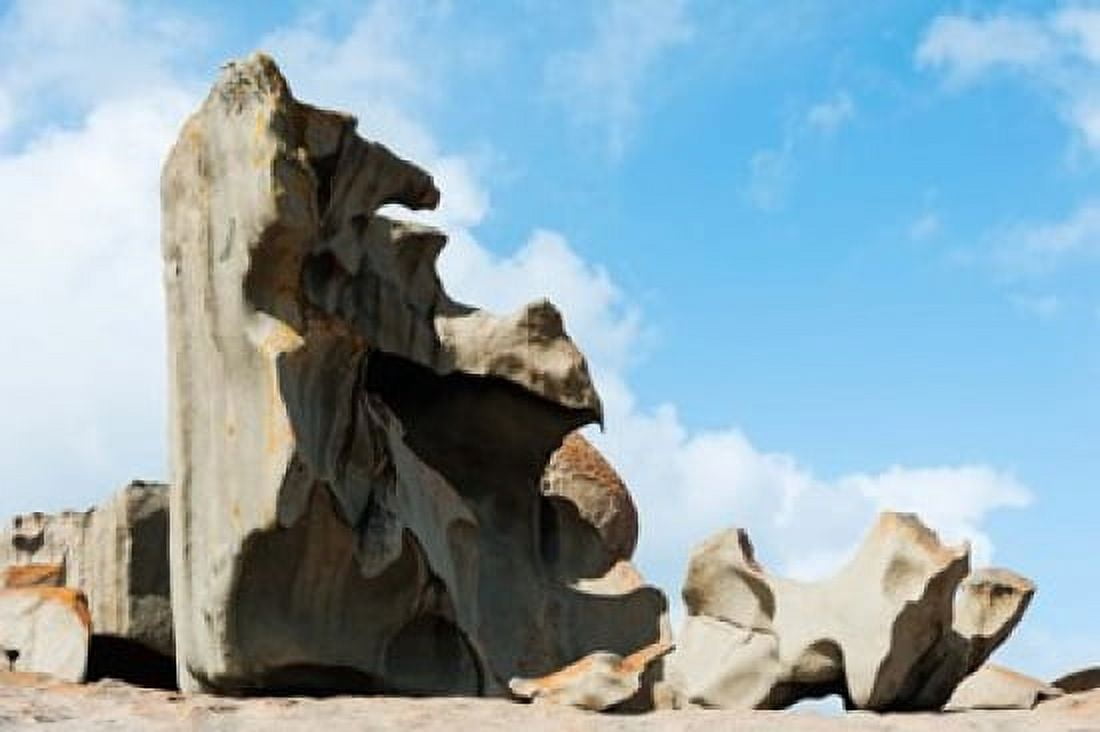 Detail of Remarkable Rocks Flinders Chase National Park Kangaroo Island South Australia Australia Canvas Art - Panoramic Images (36 x 24)