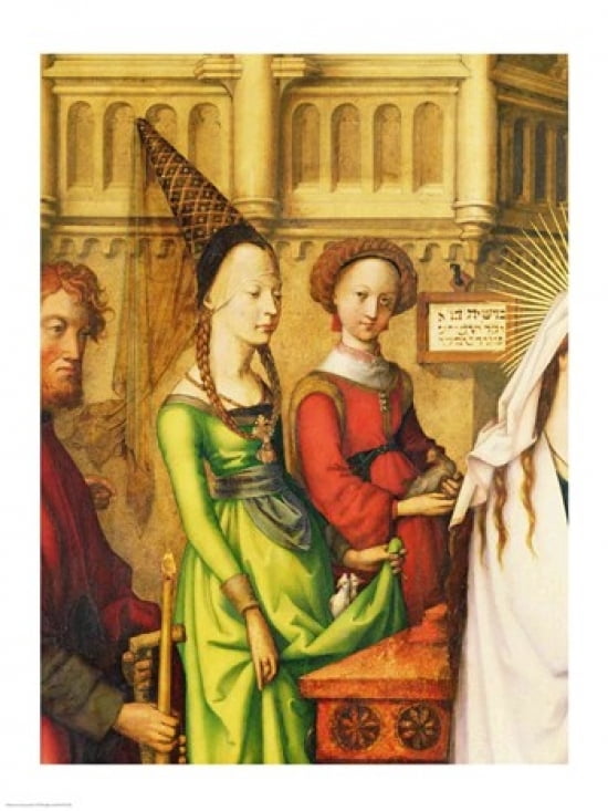 Detail of The Depiction of Christ in the Temple 1500 Canvas Art - Hans Holbein (24 x 36)