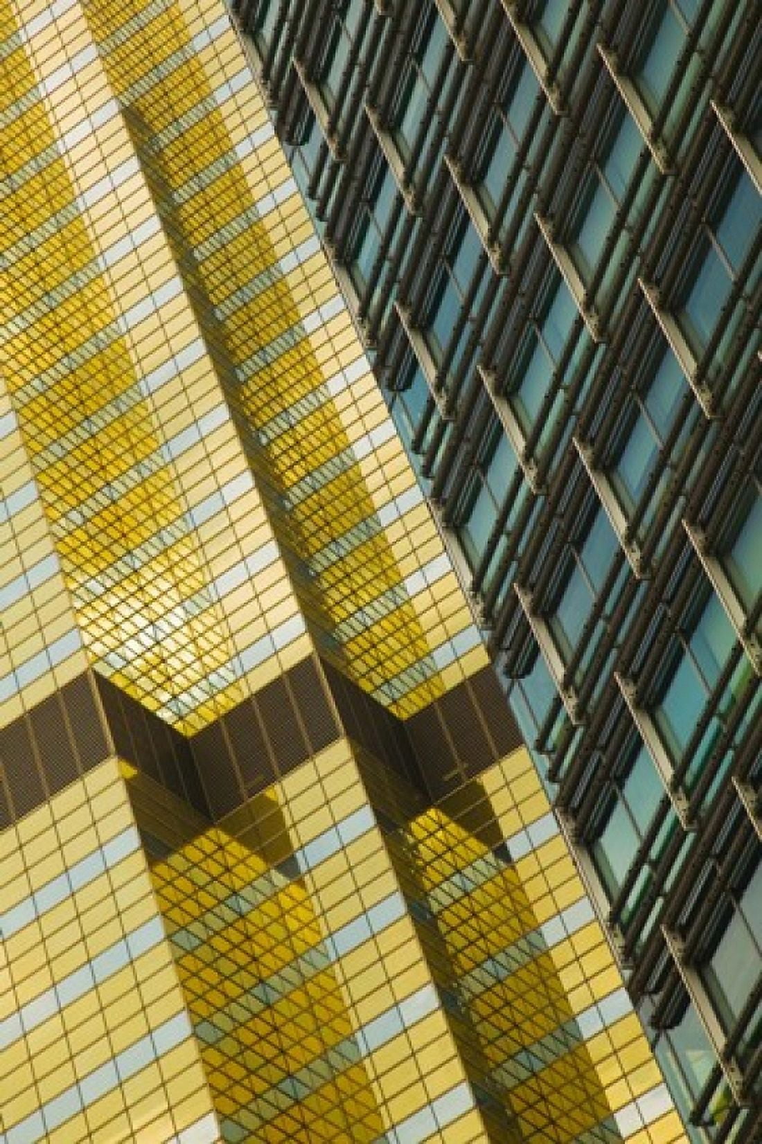Detail of a building Pudong Shanghai China Canvas Art - Panoramic Images (24 x 36)