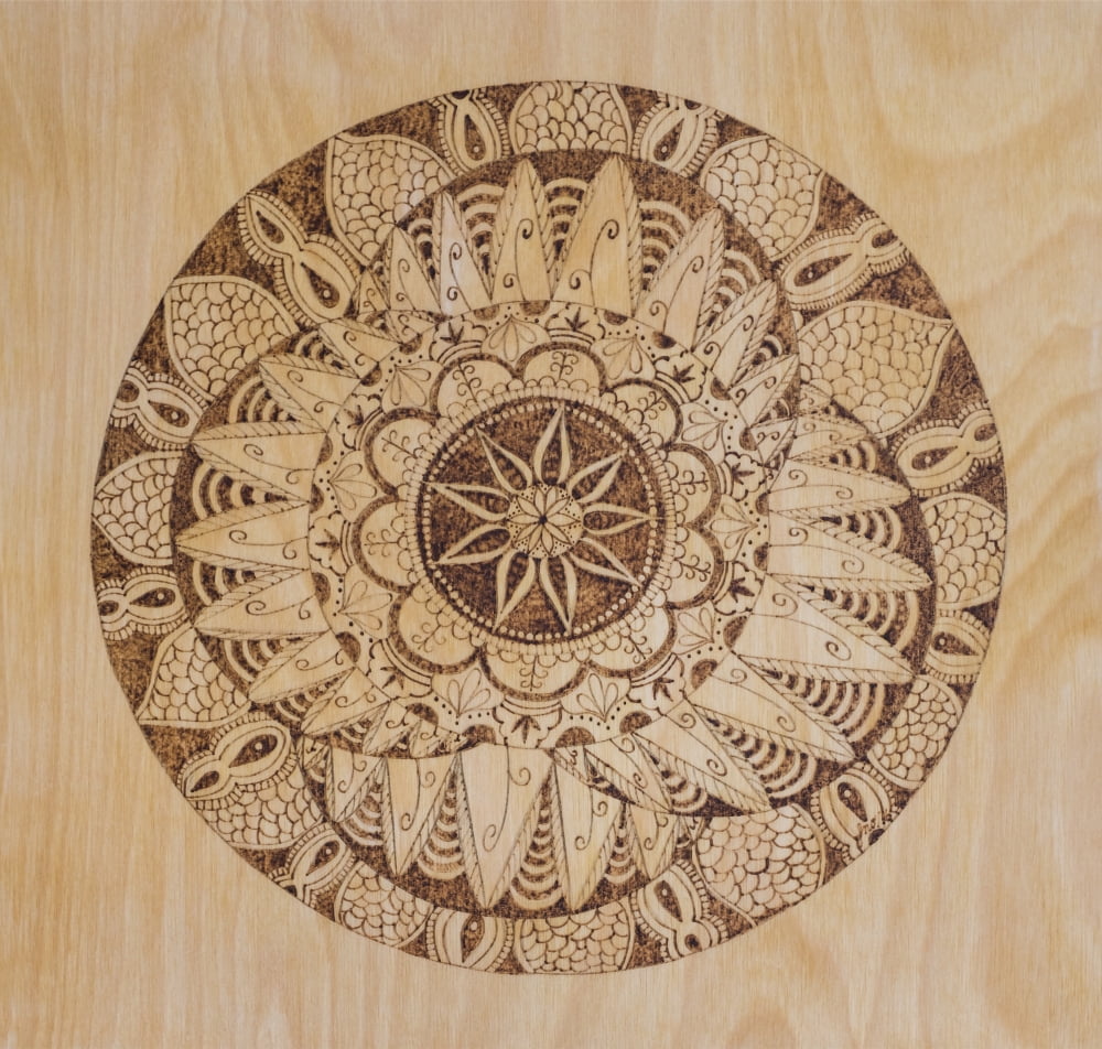 Wood Burning Patterns - mandala designs
