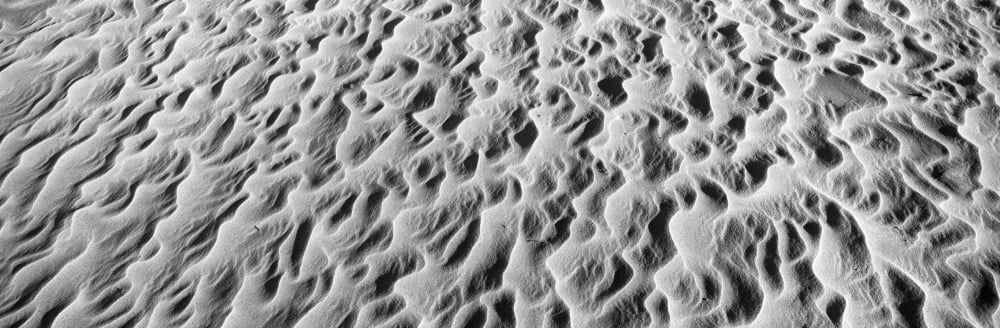 Detail of sand dunes at Anza Borrego Desert State Park California USA Canvas Art - Panoramic Images (12 x 36)
