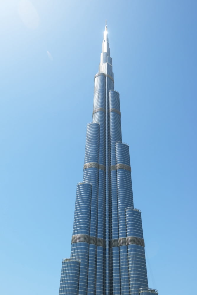 Detail of the Burj Khalifa Dubai United Arab Emirates Canvas Art - Ian Cumming Design Pics (24 x 38)