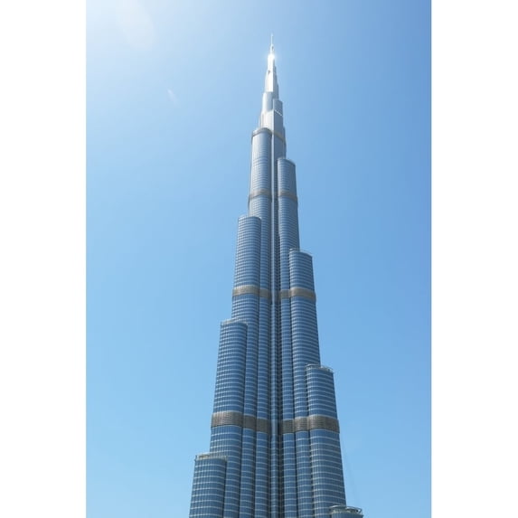 Detail of the Burj Khalifa; Dubai United Arab Emirates Poster Print