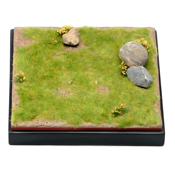 Detailed 1:64 Scale Resin Art Piece Square Platform Simulation Scene Display Base For Collectors And Home Decoration