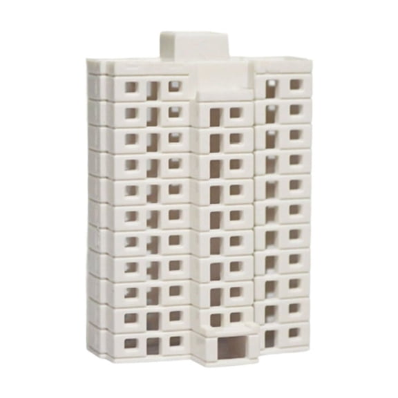 Detailed Architectural Model, 1:500 Scale Mansion for Tabletop Gaming and Miniature Scene Design