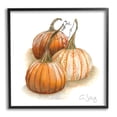thumbnail image 1 of Detailed Autumn Pumpkins Gourds Still Life Illustration Botanical & Floral Painting Framed Art Print Wall Art, 1 of 7
