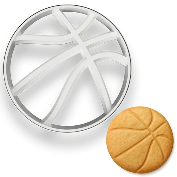 Detailed Basketball Cookie Cutter (2 to 8 inches) - Perfect for Sports-Themed Parties and Crafts (2inches)