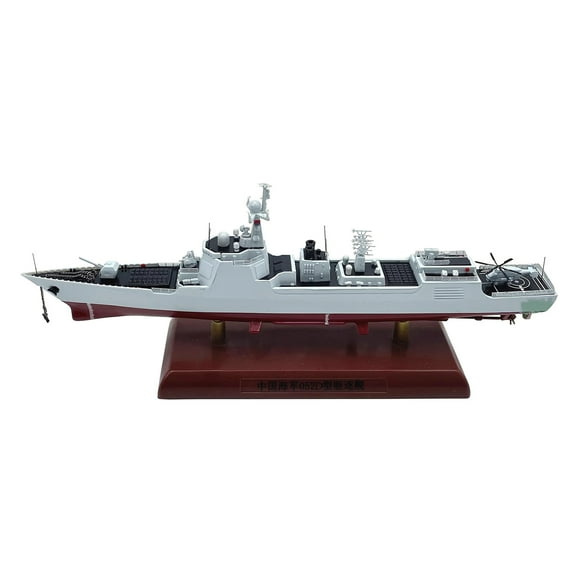 Detailed China 052D Destroyer Model with Helicopter Great for Battleship Lovers