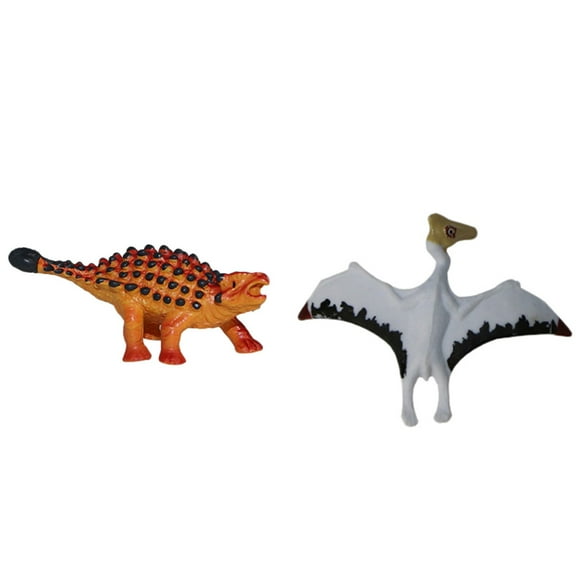 Detailed Dinosaur Figure Playset for Young Educational Prehistoric Animal Toy for Kids Learning and Development 8PCS