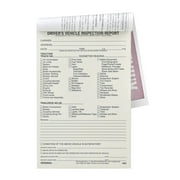 Detailed Drivers Vehicle Inspection Report 25-pk. - Book Format, 2-Ply Carbonless, 5.5 x 8.5, 31 Sets of Forms Per DVIR Book