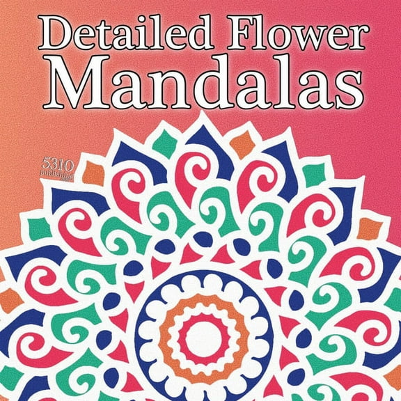 Detailed Flower Mandalas, (Paperback)