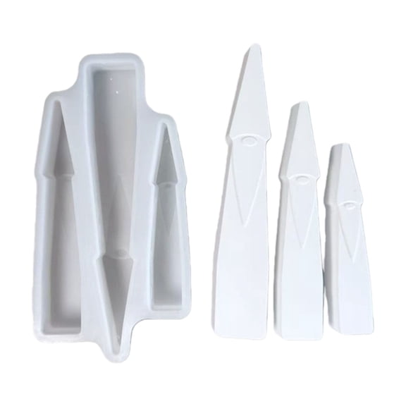 Detailed Gnomes Shape Silicone Candle Mold Easily release Design Resin Casting Mould For Resin Crafts And Home Decors