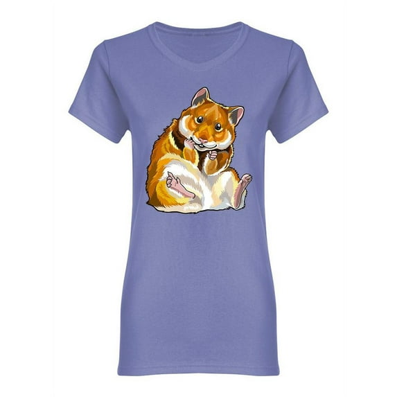 Detailed Hamster Sketch Shaped Tee Women's -Image by Shutterstock