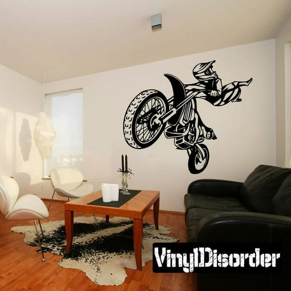 Detailed Indian Air Dirt Bike Decal - 36 Inches