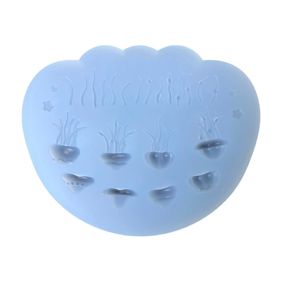 Detailed Jellyfish Shape Silicone Mold Easy Release Design For Handmade Keychains Charm Ornaments Projects