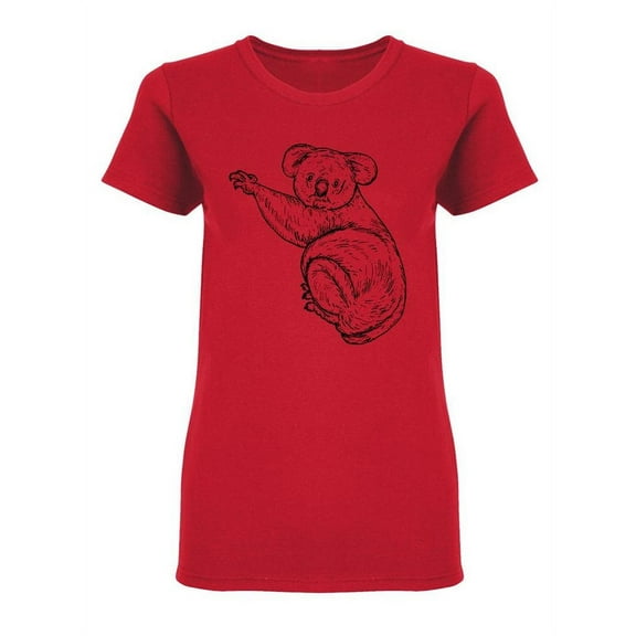 Detailed Koala T-Shirt Women -Image by Shutterstock, Female Large