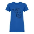 thumbnail image 1 of Detailed Koala T-Shirt Women -Image by Shutterstock, Female x-Large, 1 of 2