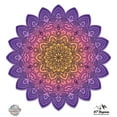 thumbnail image 1 of Detailed Mandala Beautiful Flower Design - 12" Vinyl Sticker Waterproof Decal, 1 of 1