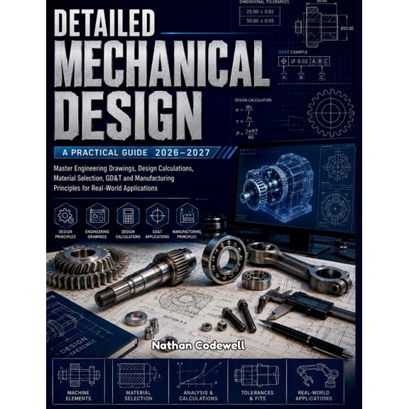 Detailed Mechanical Design: A Practical Guide: Master Engineering Drawings, Design Calculations, Material Selection, GD&, (Paperback)
